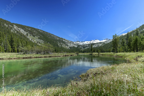 Mt. Lyell Flow - A flowing river from melting snow waters of Mt. Lyell in Yosemite National Park.  © CLAY Partners