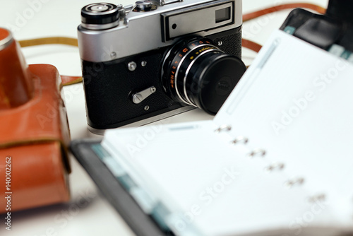 Camera organizer notepad