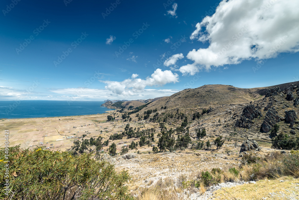 Titicaca lake, Isla del Sol, Bolivia Titicaca lake, Isla del Sol, Bolivia