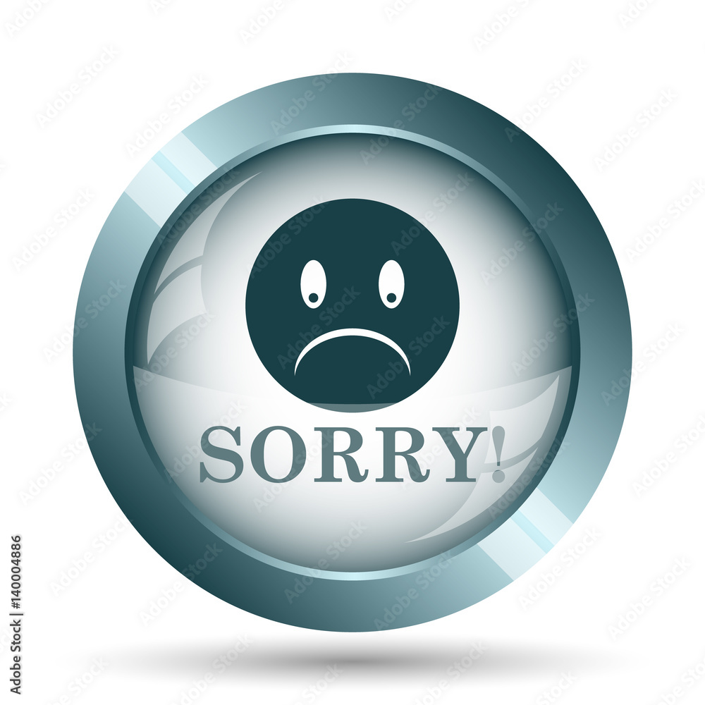 Fototapeta premium Sorry icon