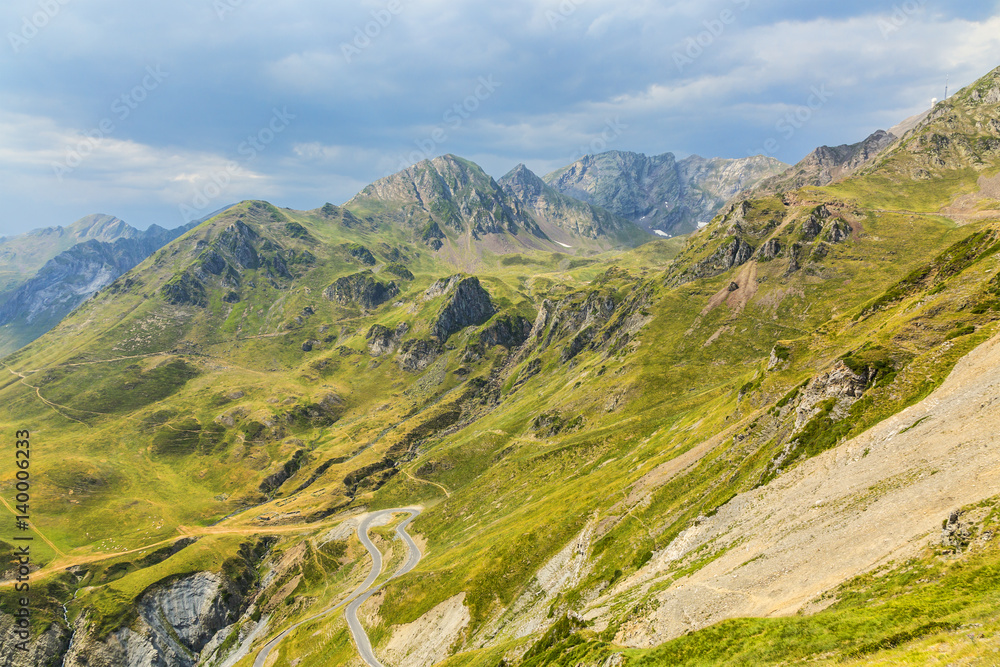 Landscape in Pyrenees Mountains Landscape in Pyrenees Mountains