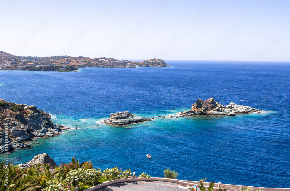 Beautiful seascape in Greece