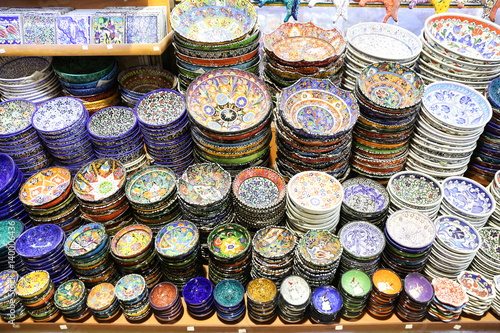 Turkish Ceramics in Grand Bazaar
