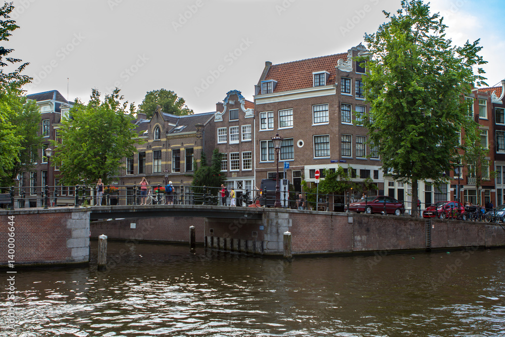 Obraz premium Amsterdam Canal