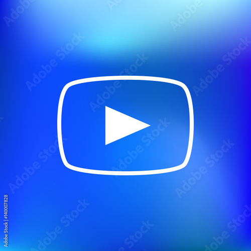 Media player icon vector illustration