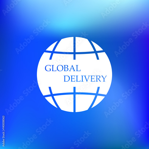 Delivery digital design, vector illustration