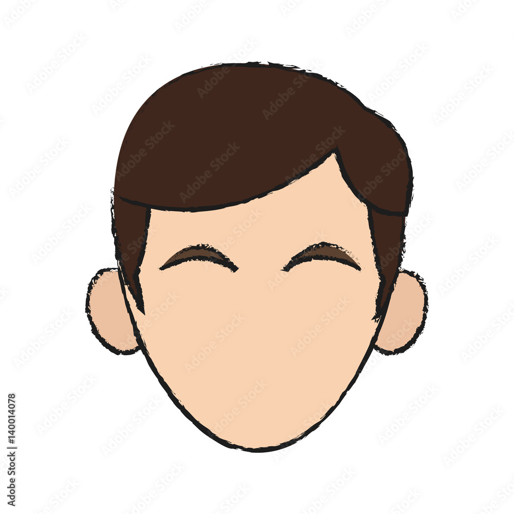man cartoon icon over white background. colorful design. vector illustration man cartoon icon over white background. colorful design. vector illustration