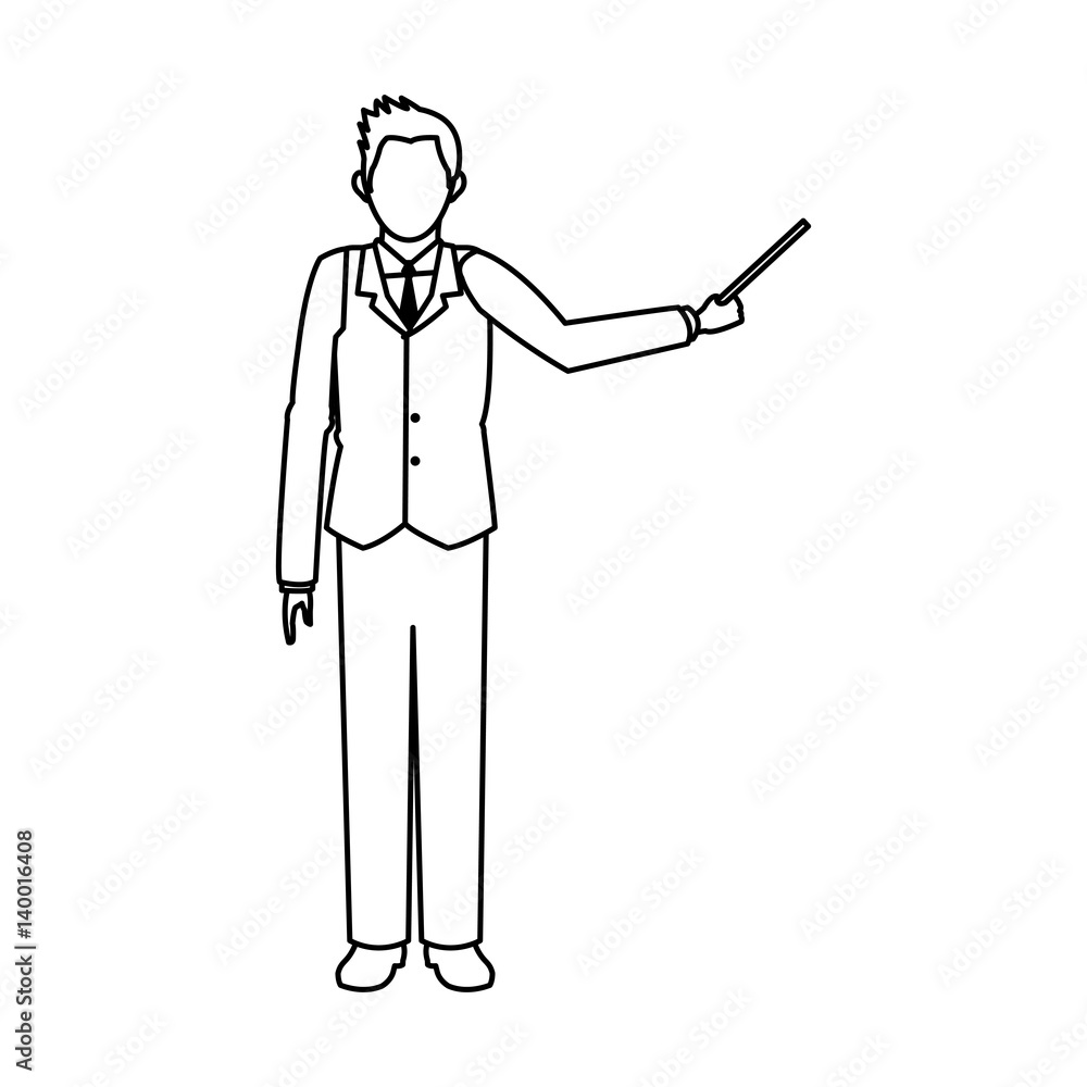 businessman cartoon icon over white background. vector illustration businessman cartoon icon over white background. vector illustration