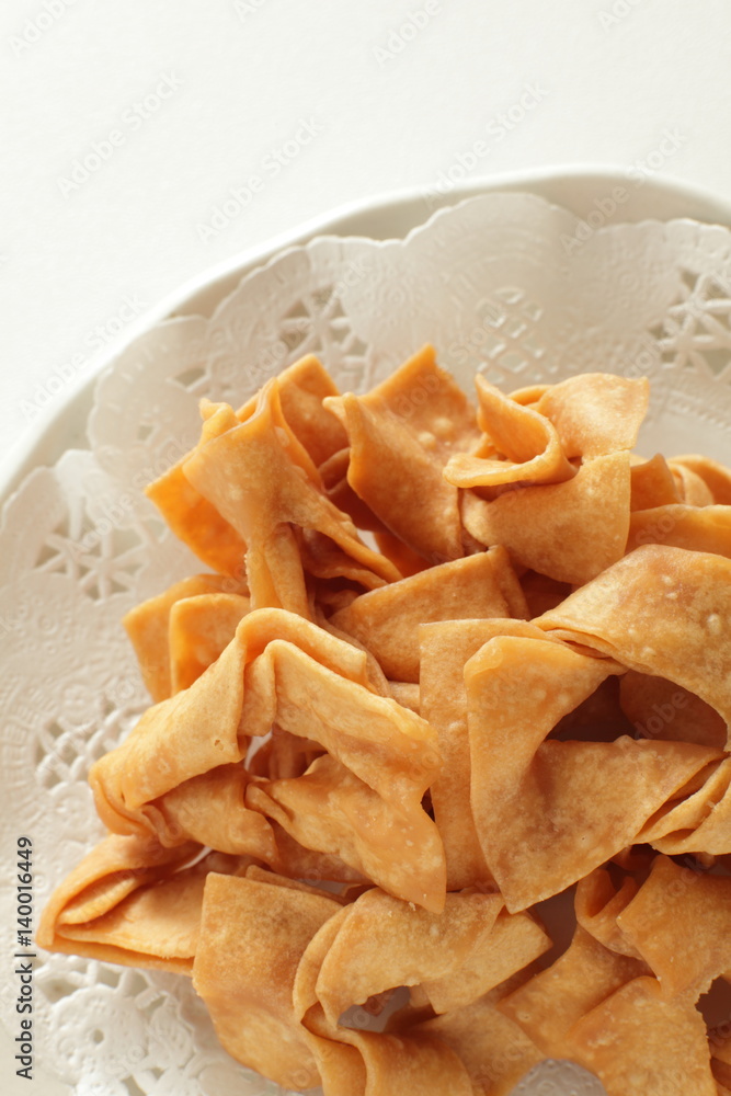 Chinese new year, crispy snack food Chinese new year, crispy snack food