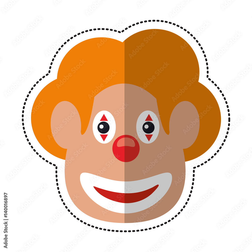 cartoon face clown april fool day vector illustration eps 10 cartoon face clown april fool day vector illustration eps 10