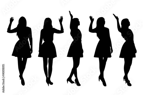 silhouette of woman
