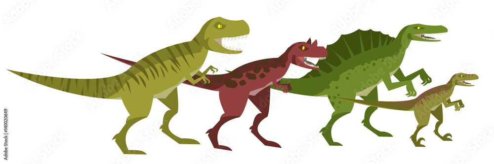 four great carnivore dinosaurs four great carnivore dinosaurs