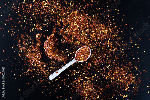 Chili powder with spoon © Jazz
