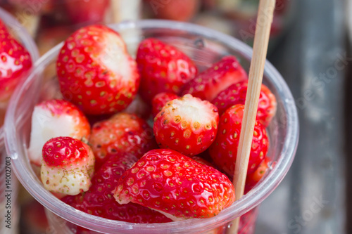 Wallpaper Mural Strawberry Fresh from the garden in North of Thailand
 Torontodigital.ca