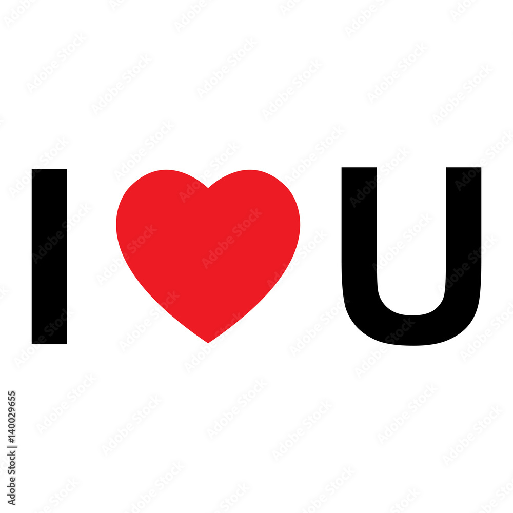 love symbol text isolated vector love symbol text isolated vector