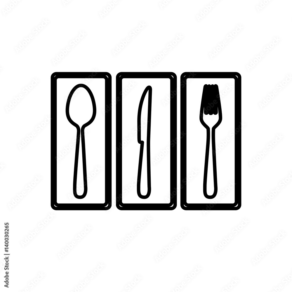 cutlery picture decorative icon, vector illustraction design cutlery picture decorative icon, vector illustraction design