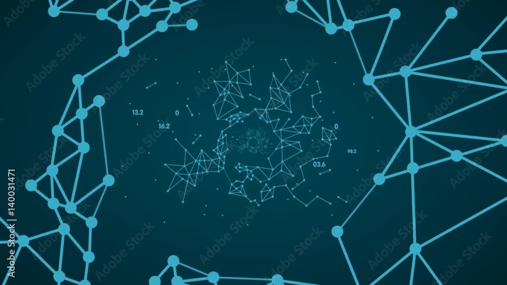 network nodes, an abstract representation of generic nodes of data ...