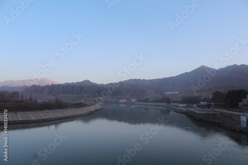 The Machu River in Xunhua Qinghai China Asia