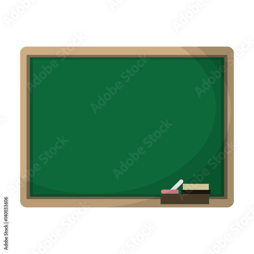 chalkboard eraser white chalk vector illustration eps 10