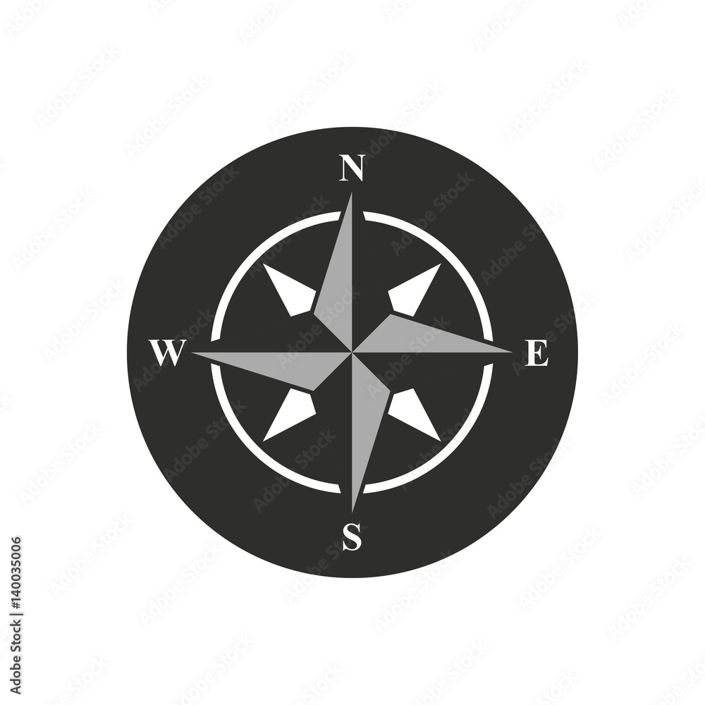Compass - vector icon. Compass - vector icon.