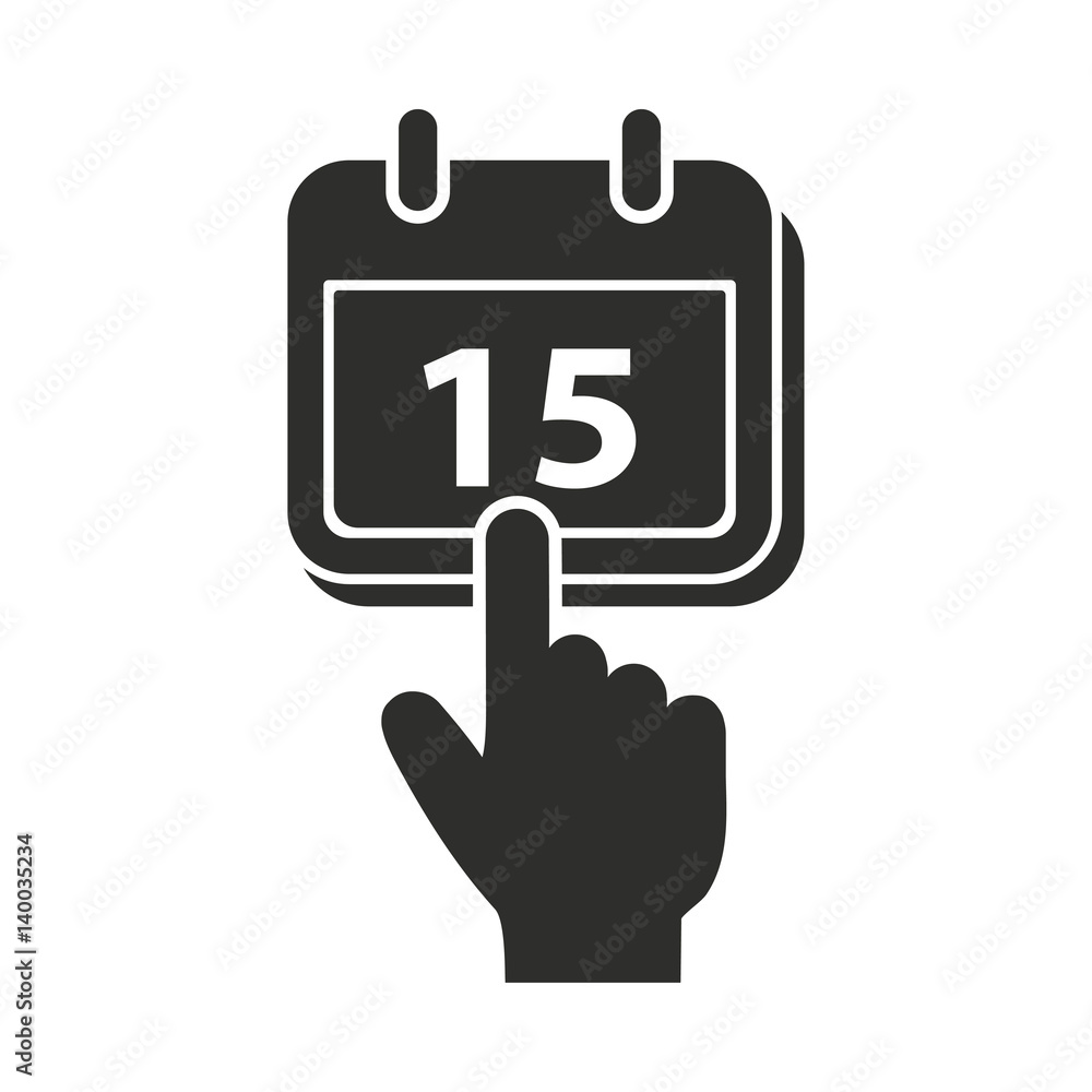 Calendar - vector icon. Calendar - vector icon.