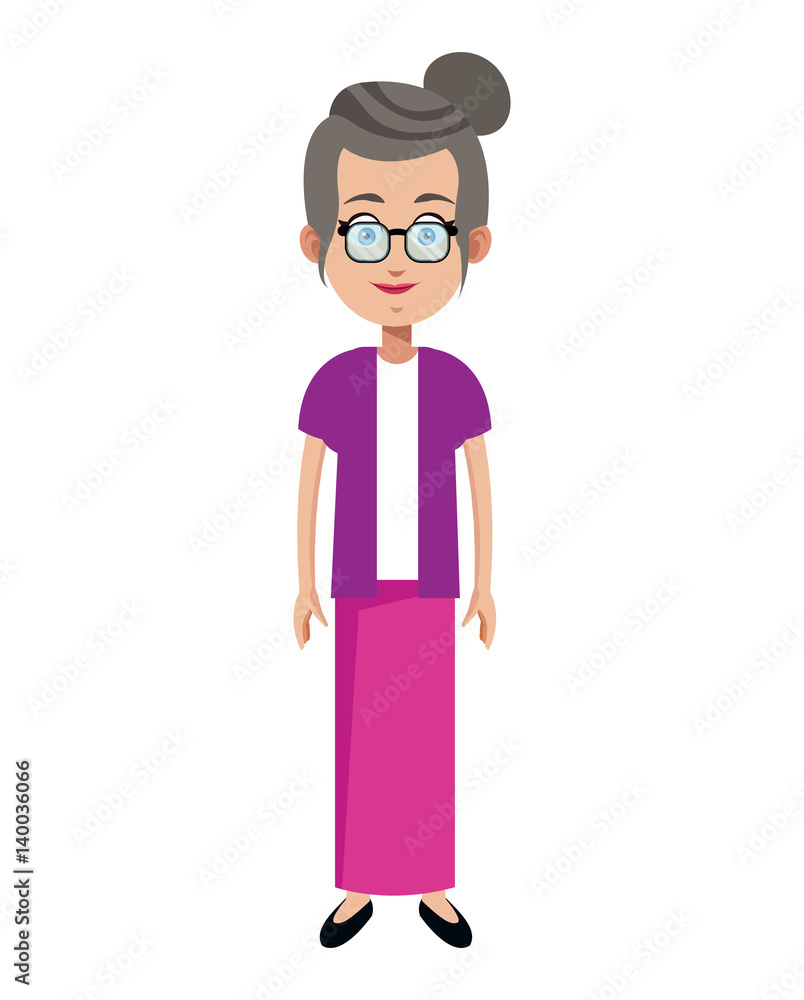 character female memeber family vector illustration eps 10 character female memeber family vector illustration eps 10