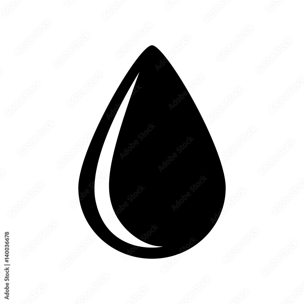 Black drop isolated icon vector illustration graphic design Black drop isolated icon vector illustration graphic design