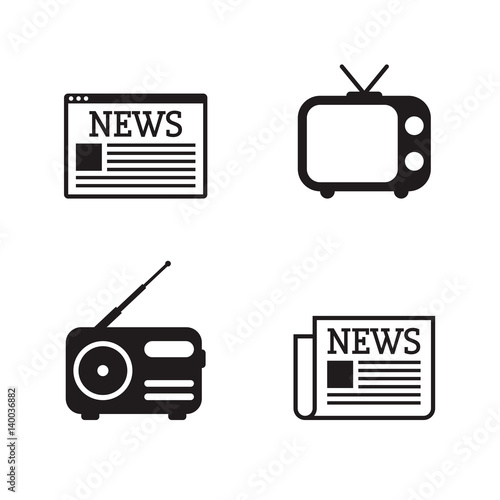 News icons set