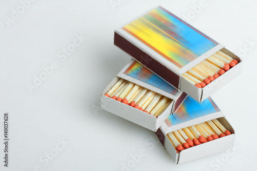 Box with matches