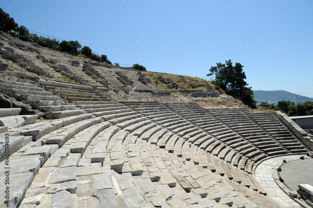 Le théâtre antique de Bodrum en Anatolie