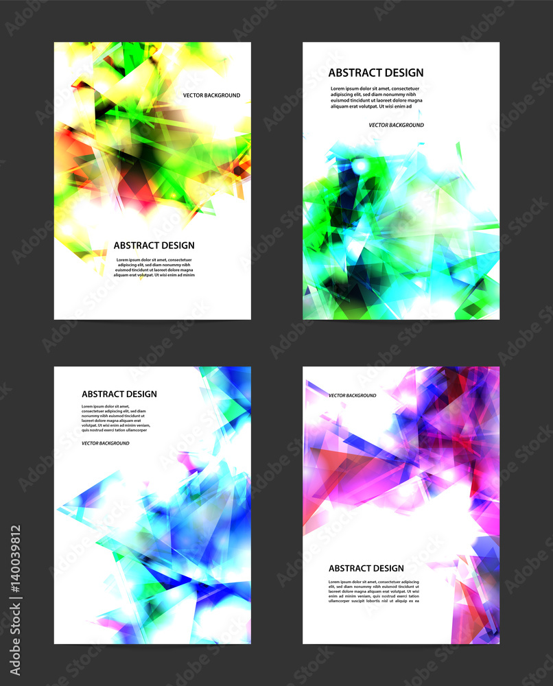 Abstract glowing background. Template for covers, flyers, broshure, banners, posters and placards.