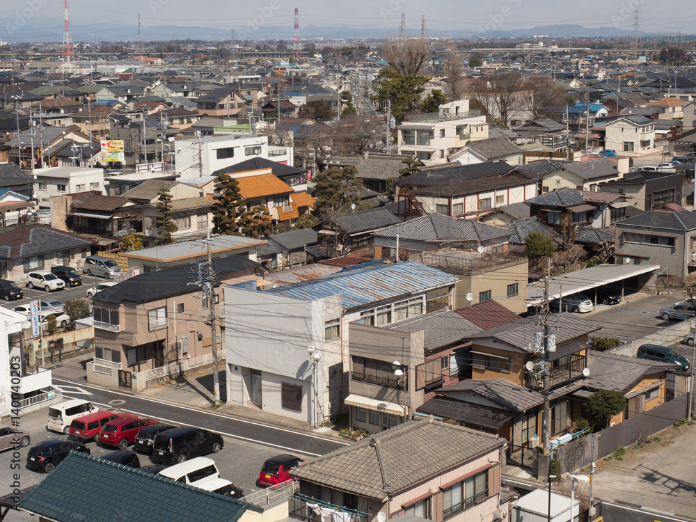 Fototapeta premium 住宅街