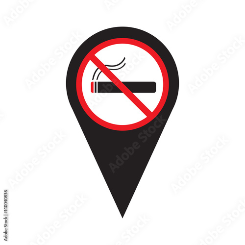 no smoking sign isolated vector