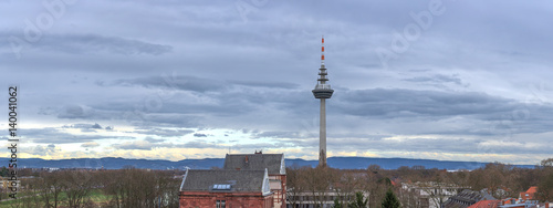 Funkturm Fernsehturm Mannheim Panorama