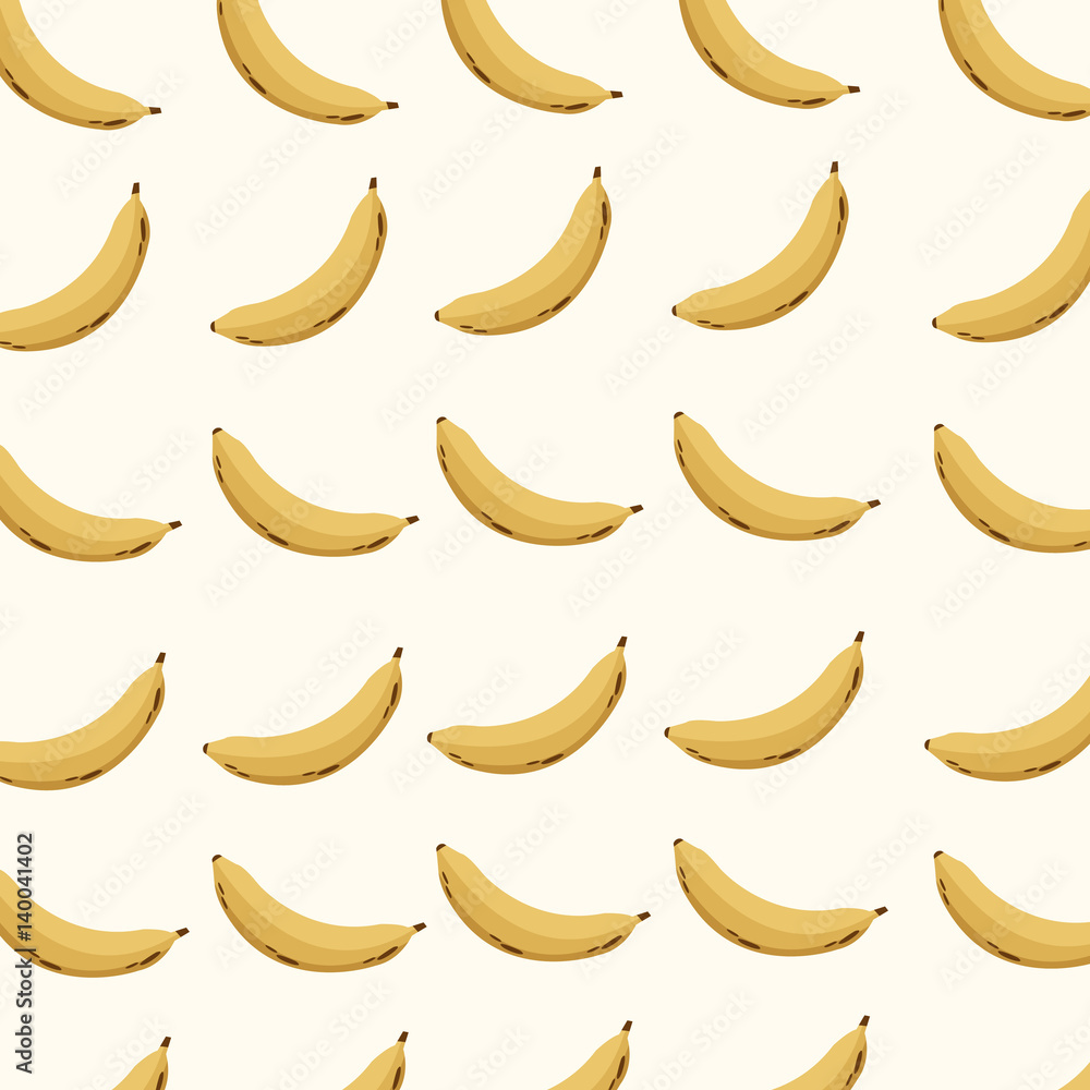 banana fruit seamless pattern vector illustration eps 10