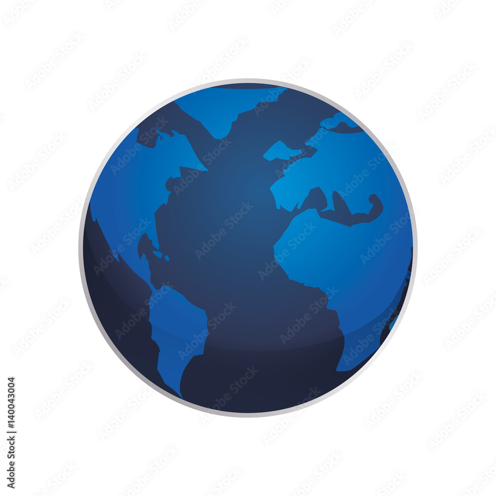 Isolated world earth icon vector illustration graphic design Isolated world earth icon vector illustration graphic design