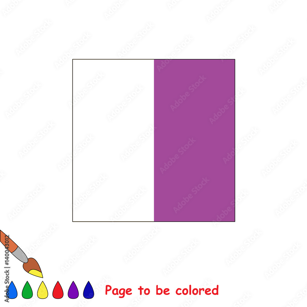 Kid game to be colored by example half. Kid game to be colored by example half.