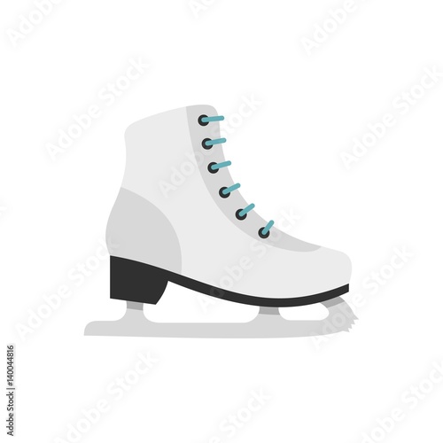 Skates icon, flat style
