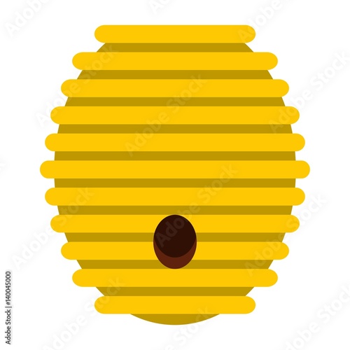 Beehive icon, flat style