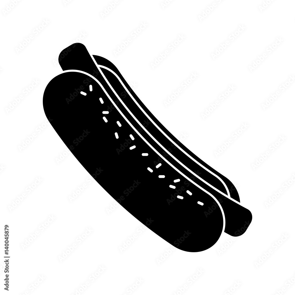 hot dog fast food pictogram vector illustration eps 10 hot dog fast food pictogram vector illustration eps 10