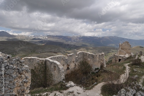 Rocca Calascio, a mountaintop fortress in Abruzzo, Italy © iza_miszczak