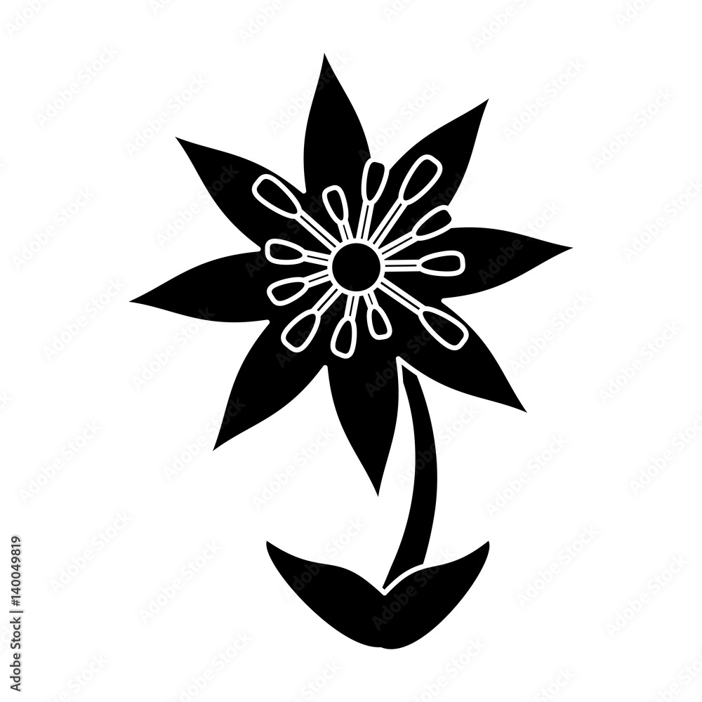 plumeria flower decoration pictogram vector illustration eps 10 plumeria flower decoration pictogram vector illustration eps 10