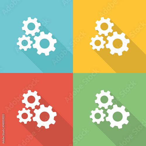 Operations Flat Icon Concept
