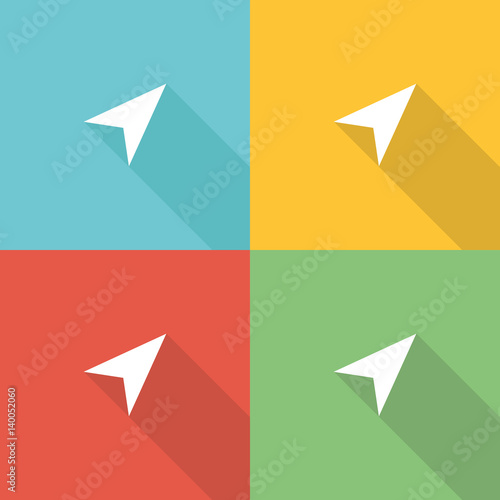 GPS Navigation Flat Icon Concept Free Download GPS Navigation Flat Icon Concept - GFXLoad