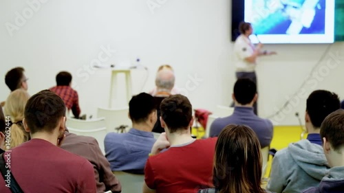 Wallpaper Mural Audience at the conference hall Torontodigital.ca