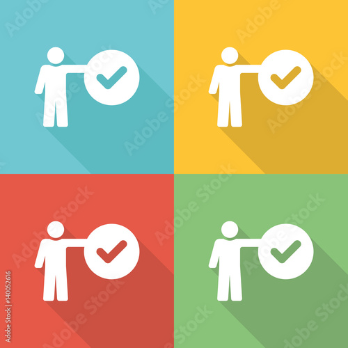 Criteria Flat Icon Concept