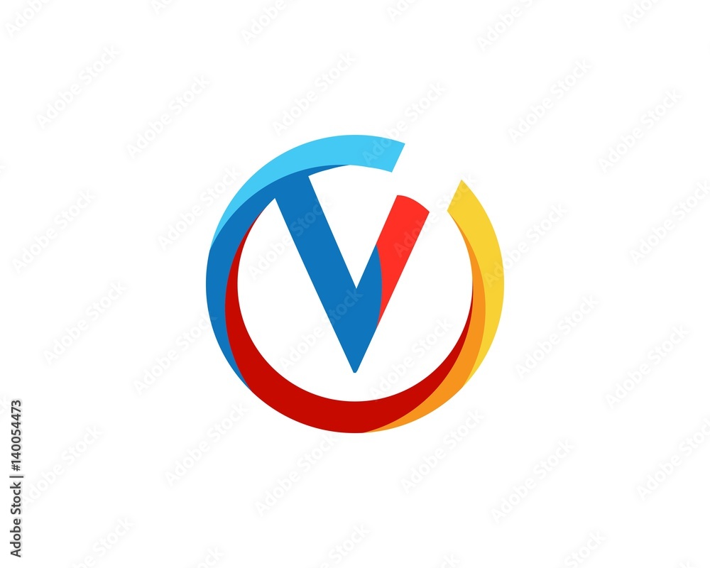 f abstract circle logo f abstract circle logo