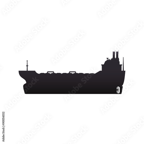 freighter ship boat vector illustration graphic design