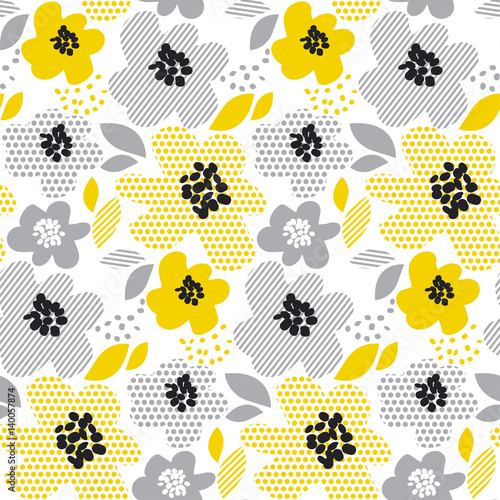 contemporary spring floral ...