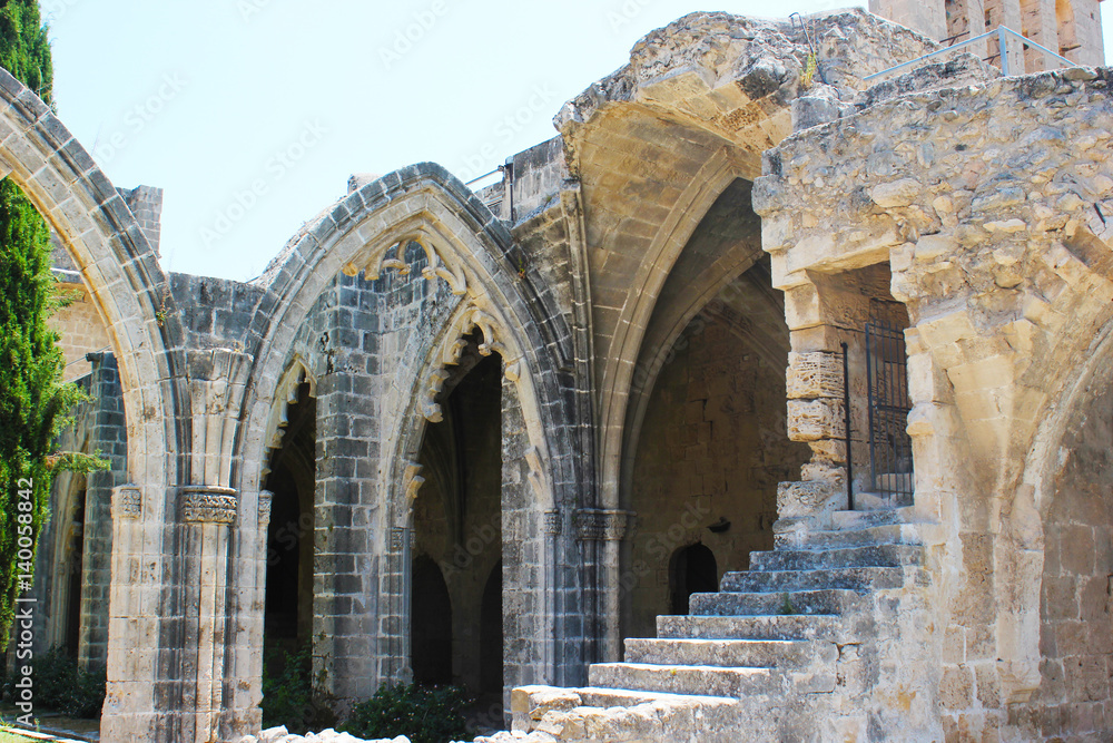Travel to North Cyprus, the ancient Castle of St. Hilarion with the Museum